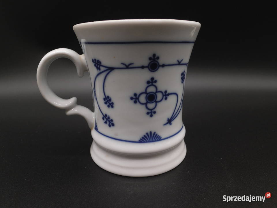 Porcelanowy duży kubek wzór słomkowy ARKO Porcelana i szkło Raszków