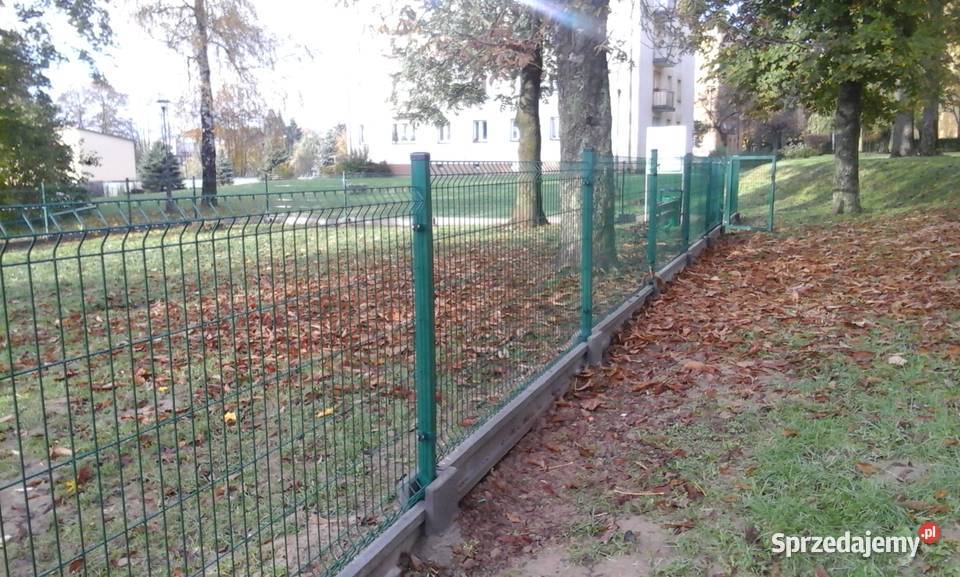 Ogrodzenie kompletne 153x250 kolor podmurówka Gorlice