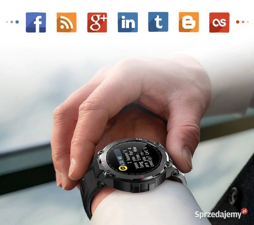 Lemfo K22 Smartwatch Puls Gra Kroki SMS NOWY Łódź sprzedam