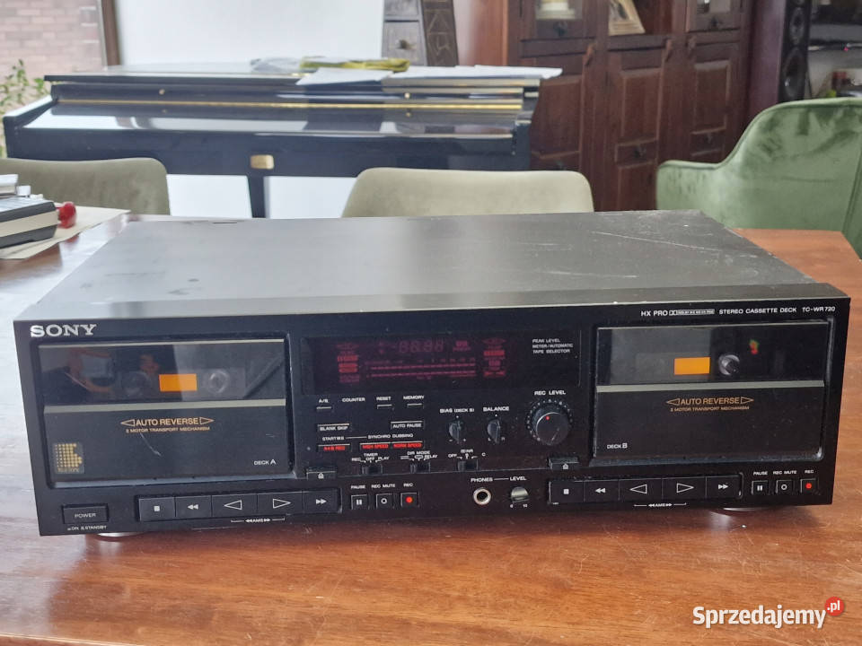 Magnetofon catette deck SONY TC WR 720 Międzychód