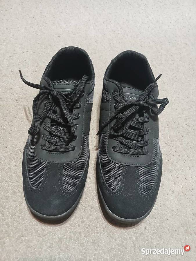 Buty męskie czarne eleganckie sportowe Lanetti Kielce