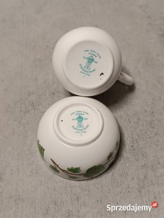 STAFFORDSHIRE ENGLAND Fine Bon China CROWN Jawor