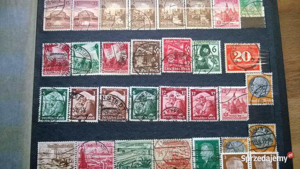 znaczki NIEMCY zestaw 93 stemplowane mazowieckie