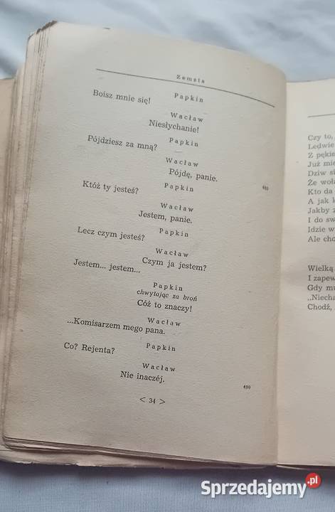 Aleksander Fredro Zemsta PIW 1953 r Wydpowojenne Koźminek