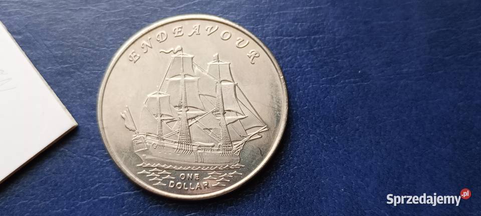Stare monety 1 dolar 2014 Endeavour Wyspy Lesko sprzedam