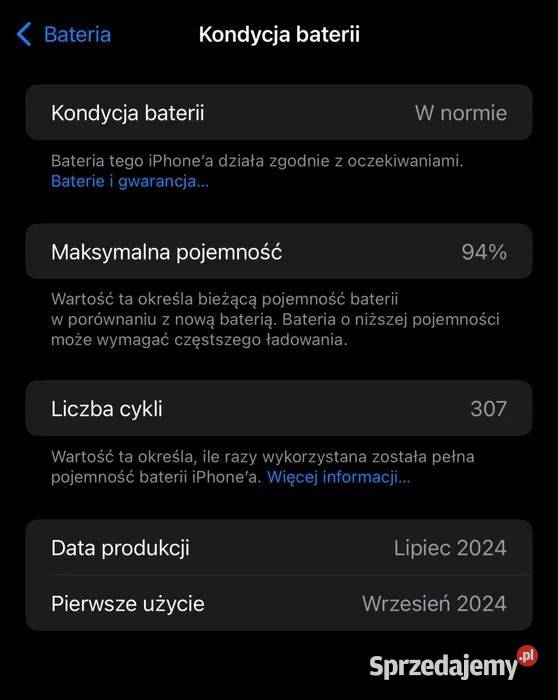 Elegancki iPhone 16 Pro 1TB w pięknym stanie Poznań