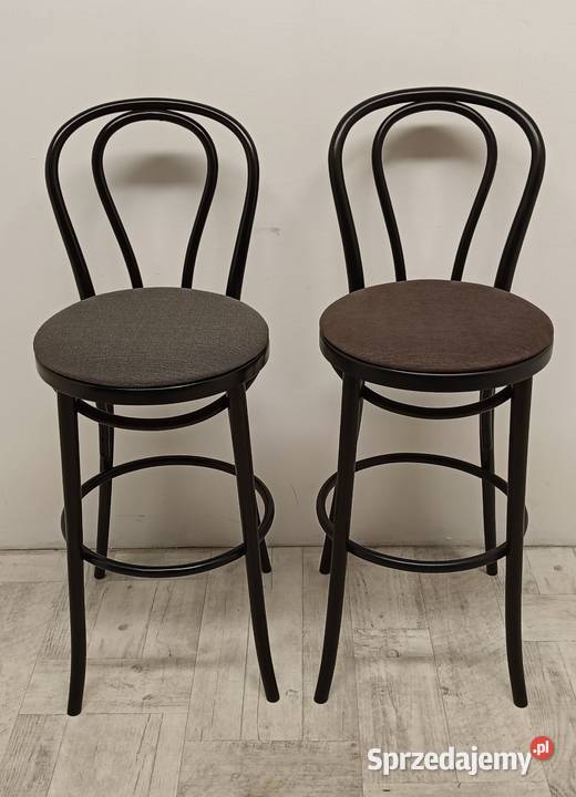 hoker krzesło krzesła wysokie barowe gięty buk Radomsko