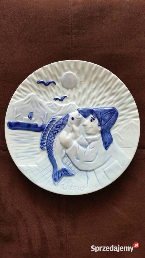 Talerzyk ceramiczny - dekoracyjny / ryba