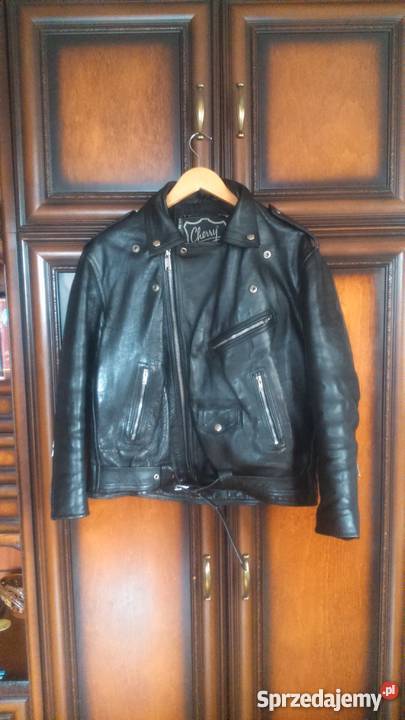 Ramoneska męska M Skóra naturalna Łańcut