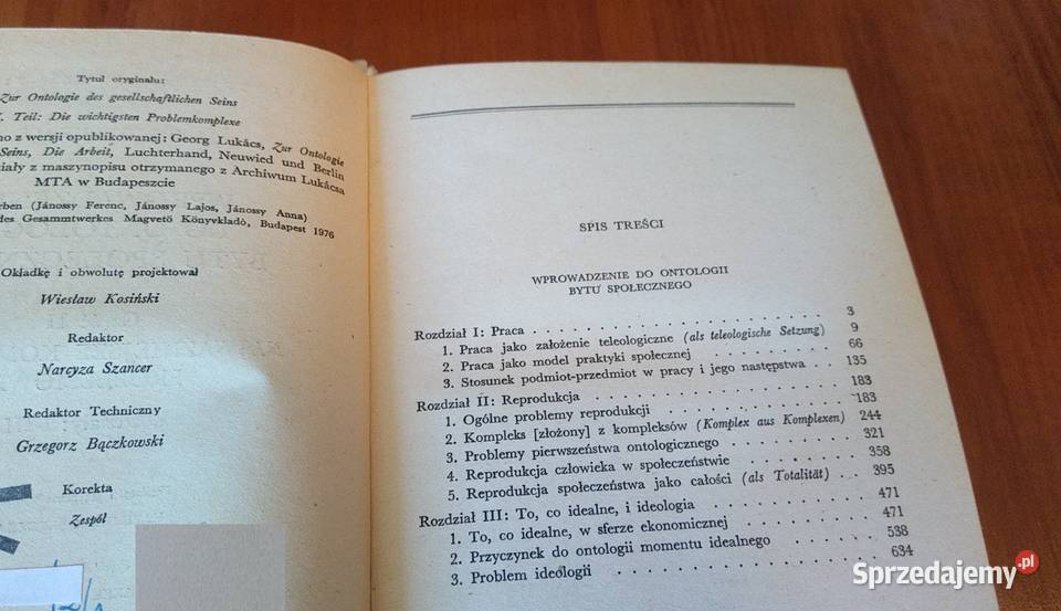Wprowadzenie do ontologii bytu społecznego II 1 Gdańsk sprzedam