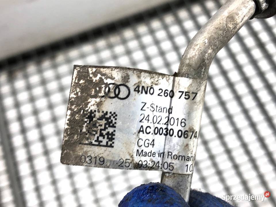 RURKA KLIMATYZACJI AUDI A8 D5 4N0260757 30 286 osobowe sprzedam