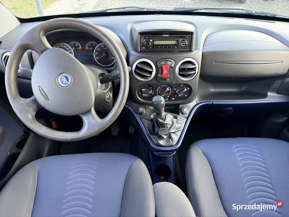 Fiat Doblo Malibu 14 Benzyna 80 Klimatyzacja Hak Rok produkcji 2007 Jasło sprzedam