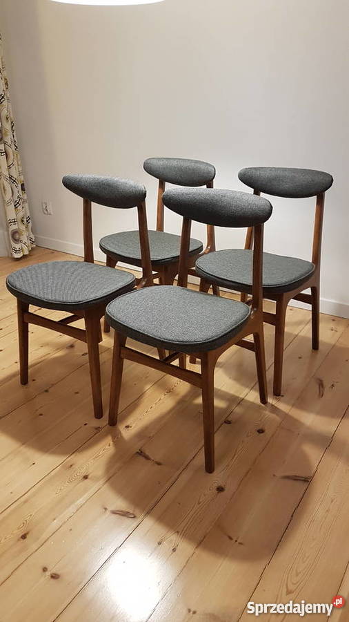 Krzesła PRL autor Rajmund Hałas lata 6070 40cm