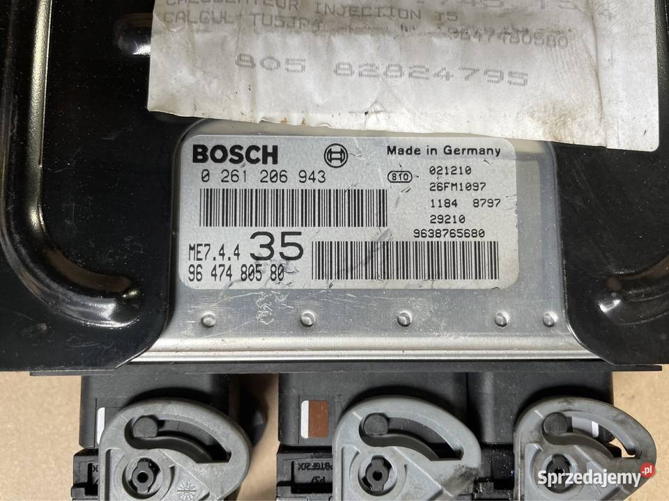 9647480580 komputer sterownik silnika Peugeot