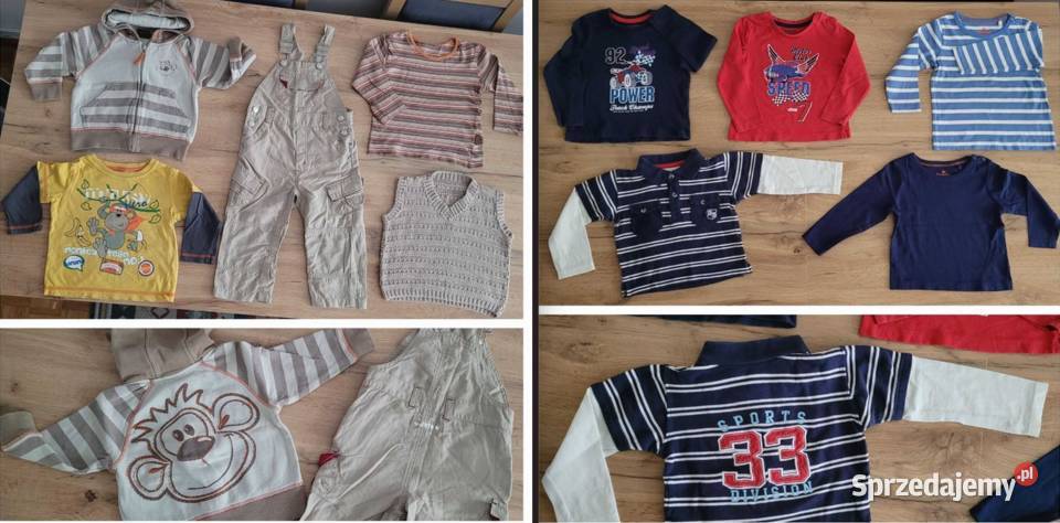 Paka chłopięcych ciuchów 5698 i kilka większych chłopiec Bydgoszcz
