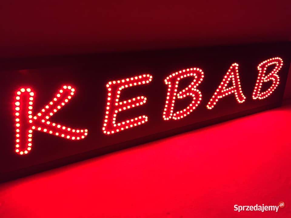 REKLAMA diodowa KEBAB 71 x 31 zewnętrzna 230V Pomiechówek