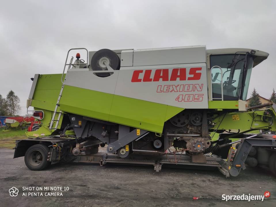 Claas Lexion 405 99r Heder C450 z wózkiem Czersk sprzedam