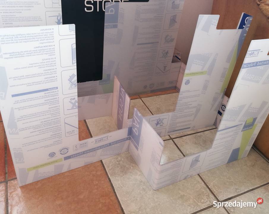 Osłony gięte z poliwęglanu litego EMPLAST osłona Radwanice