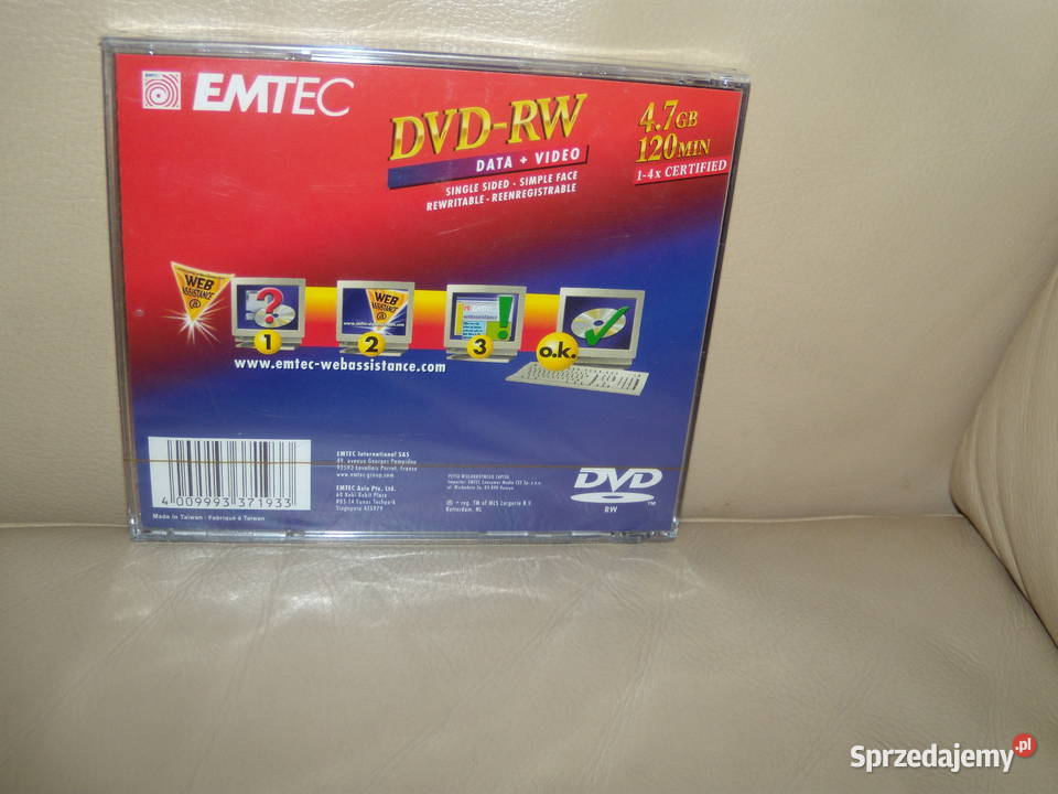 Emtec DVD RW 47 GB 120 min 1 4 x Certified Warszawa