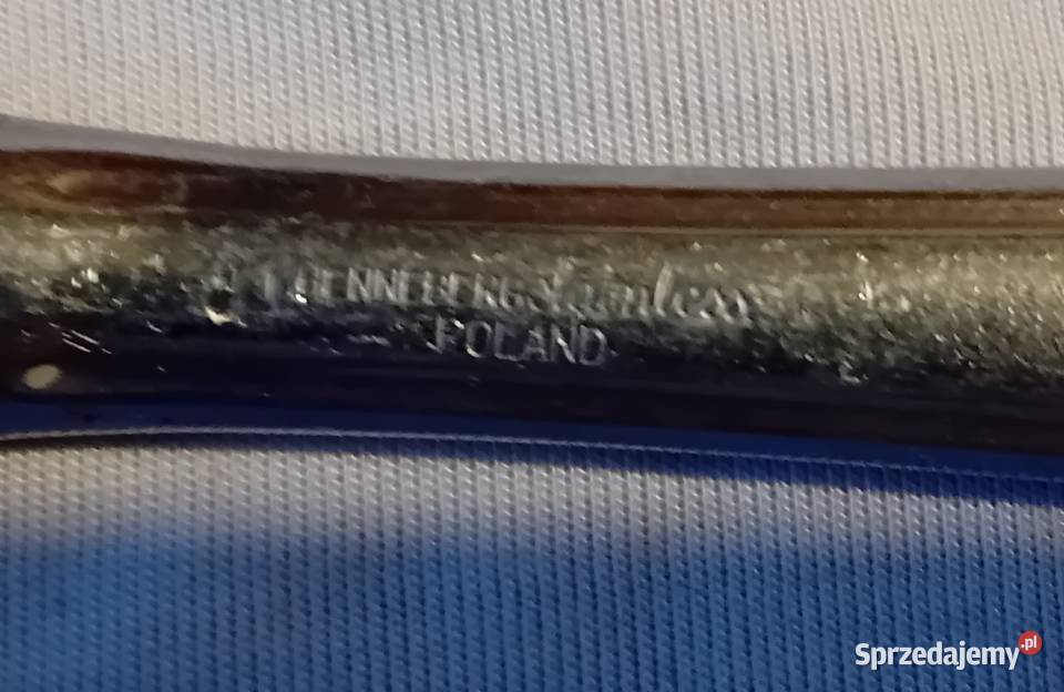 Nóż stołowy ze stali nierdzewnej Henneberg okres Koźminek