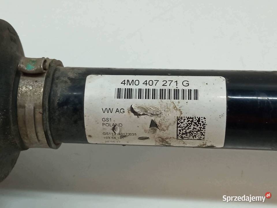 PÓŁOŚ LEWY PRZÓD 40 TDI 435 4M 4M0407271G Audi świętokrzyskie