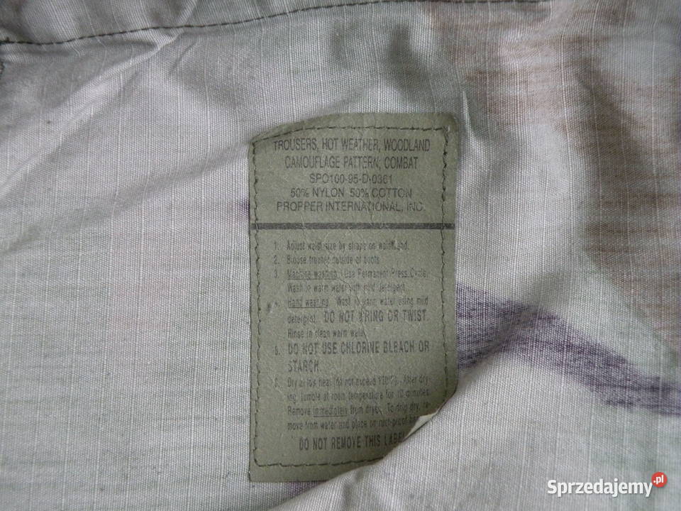 Spodnie bdu woodland ripstop small short Wrocław sprzedam