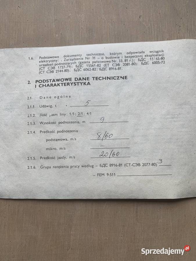 Wciągnik suwnica Produkcja Białystok