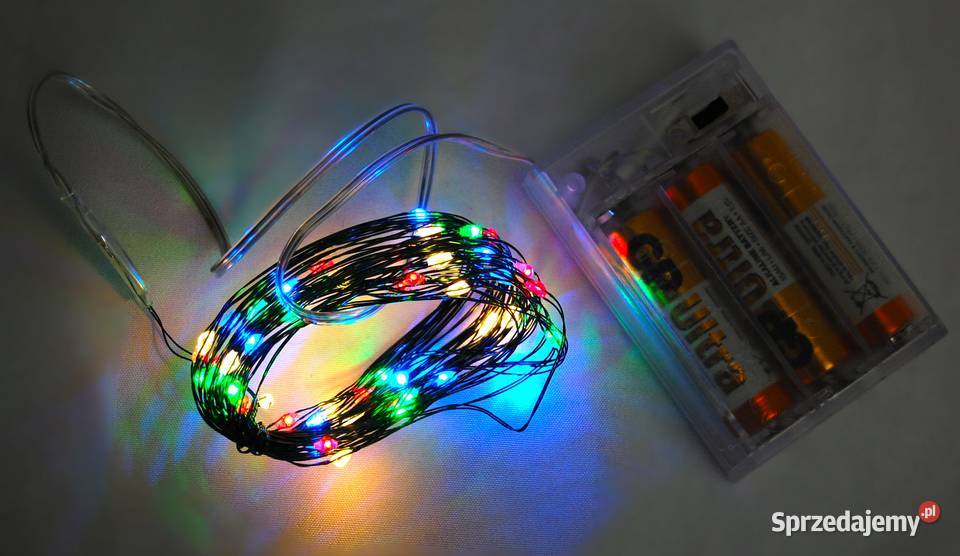 Jysk lampki choinkowe multicolor 20 LED 2 Lublin