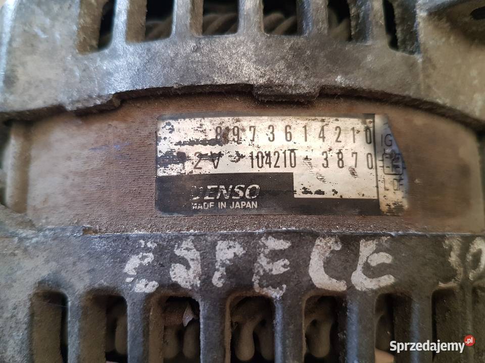 RENAULT ESPACE IV 30 DCI ALTERNATOR DENSO Rok produkcji 2005 wielkopolskie Turek