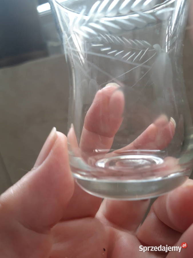 kieliszki szlifowane do nalewki zestaw 4 sztuki mazowieckie Warszawa