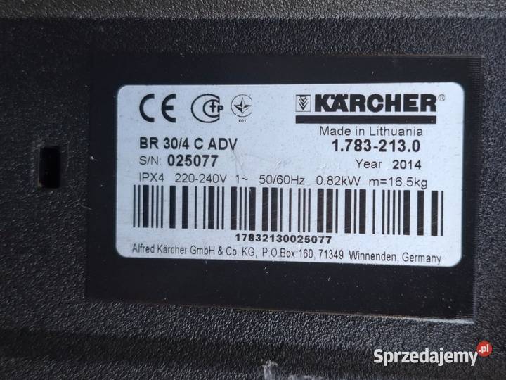 Szorowarka Karcher BR 304 C ADV Gwarancja Radom