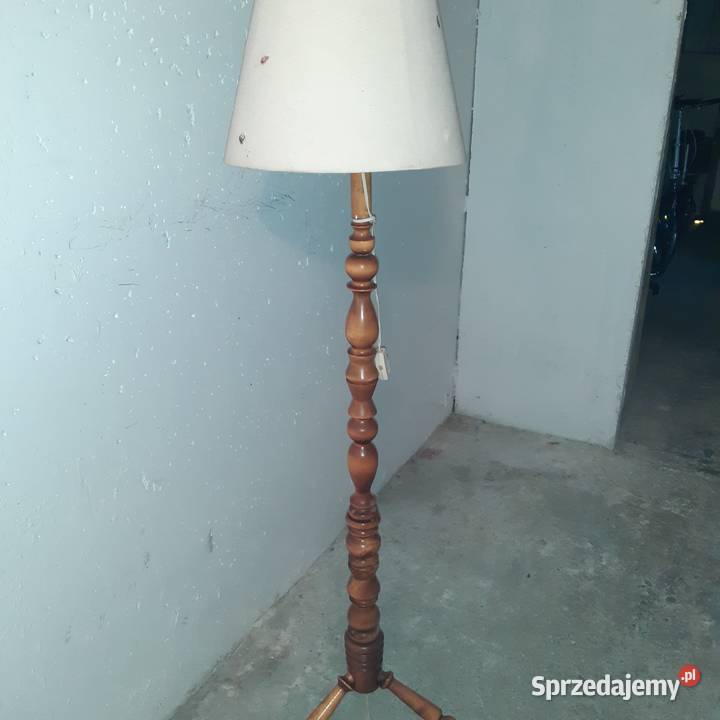 Lampa podłogowa stojąca z czasów PRL Ostrołęka