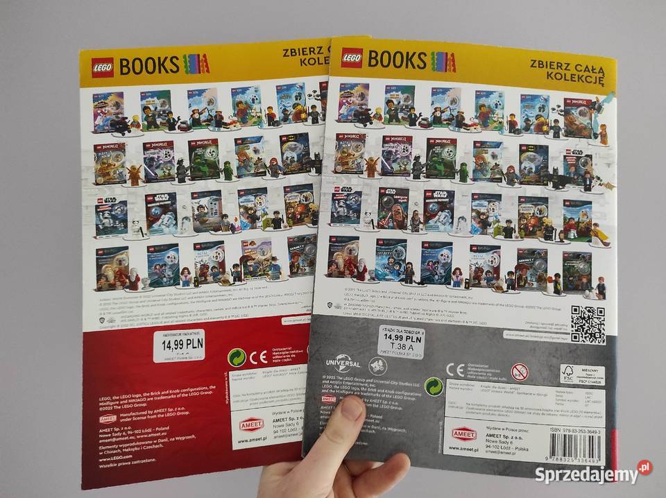 Dwie gazetki LEGO ninjago i jurrasic world Pozostałe mazowieckie