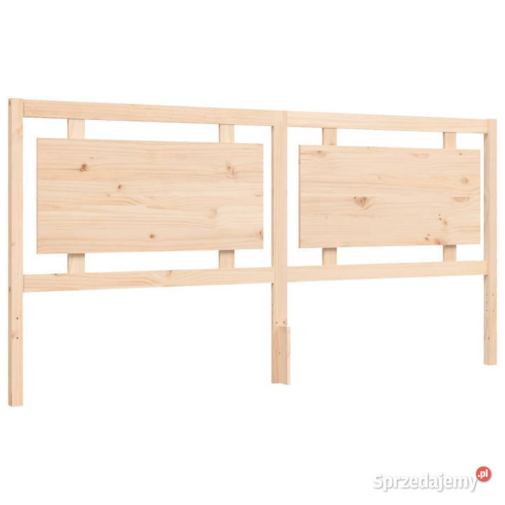 Rama łóżka z wezgłowiem lite drewno 200x200 Warszawa