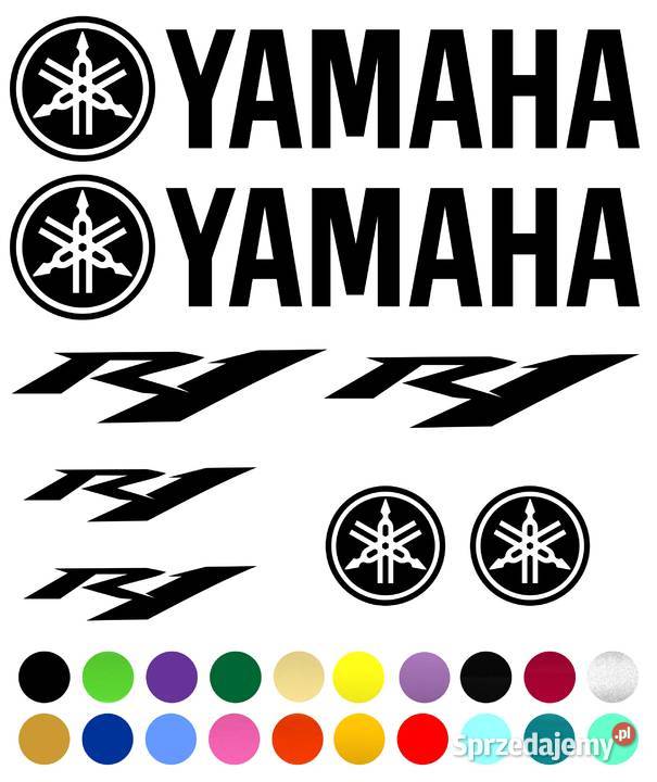 Zestaw Naklejek Yamaha R1 R6 Motockl Motor