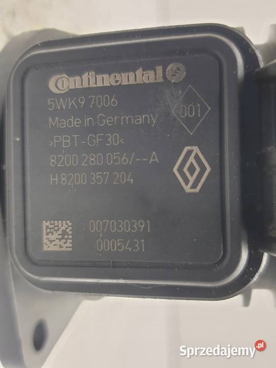 PRZEPŁYWOMIERZ POWIETRZA Dacia Sandero 15 DCI osobowe Rudka