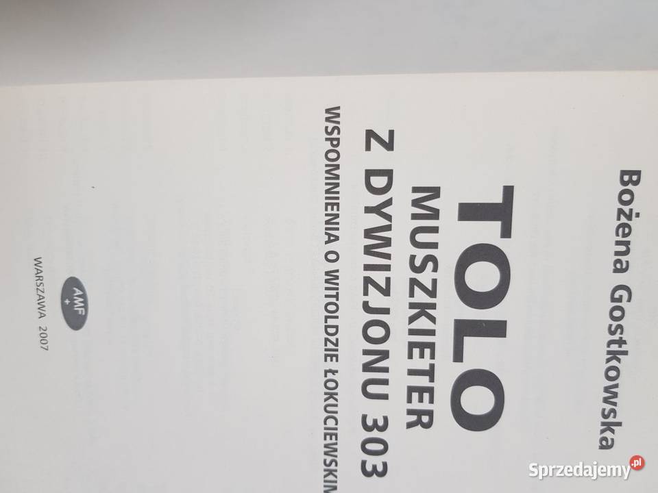 Tolo Muszkieter z Dywizjonu 303 Wspomnienia Kielce