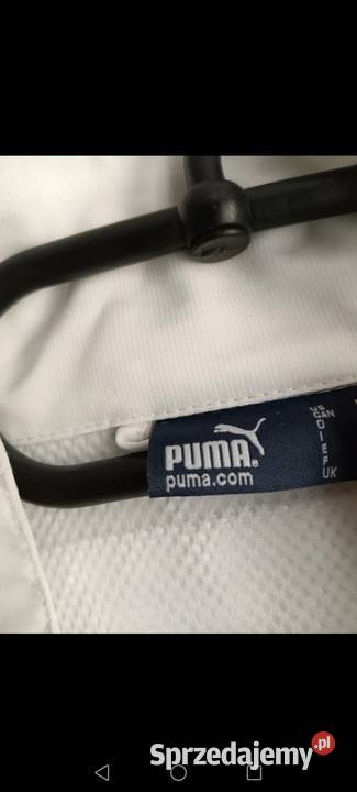 Kurtka Puma wiatrówka biała zasuwana na zamek Krosno sprzedam