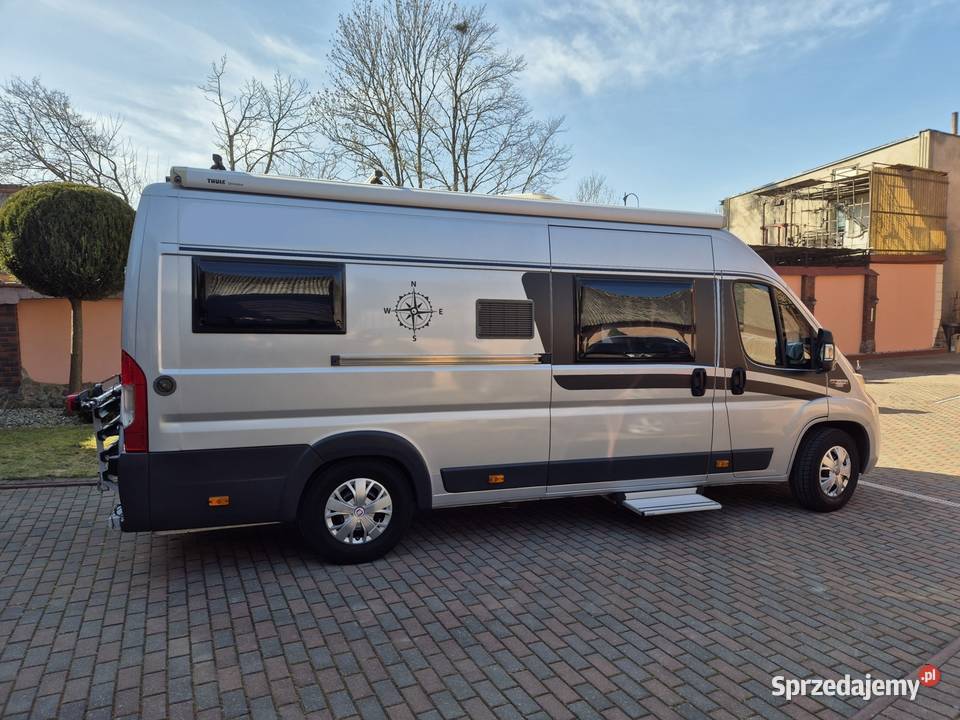 Kamper kampervan Fiat Ducato 23JTD 2018 zadbany Rok produkcji 2018 kujawsko-pomorskie Śliwice