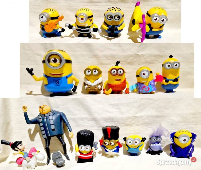 Minionki z McDonalds Zestaw 16 sztuk lubelskie Biała Podlaska