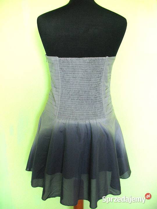 Sukienka ombre 40 L biust 84 100 szary/srebrny Siedlce sprzedam