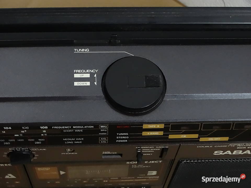 Radiomagnetofon SABA RCR 590 HS Boombox Vintage Biłgoraj