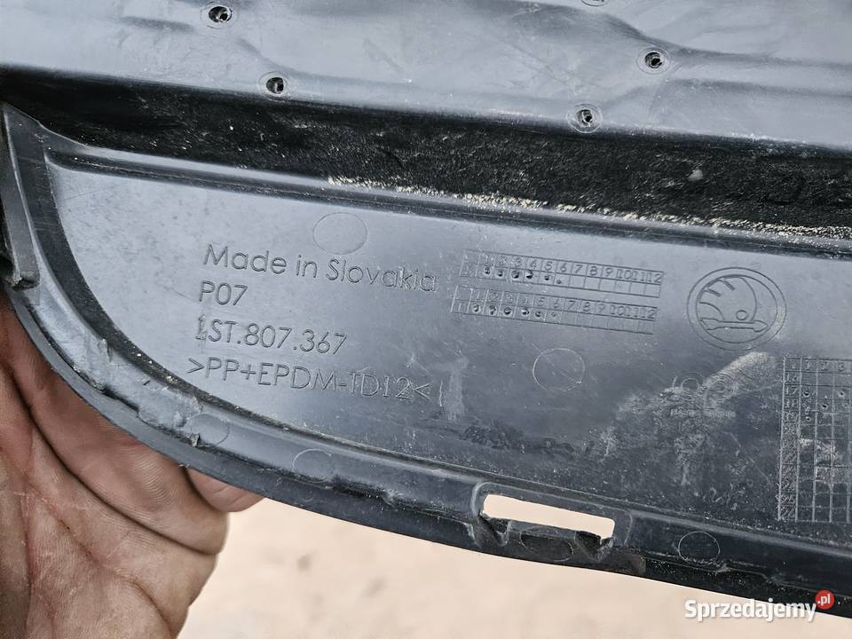 SKODA CITIGO KRATKA LEWA ZDERZAKA PRZÓD Międzychód sprzedam