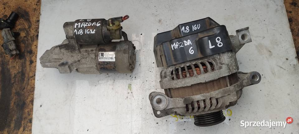 MAZDA 6 18 16V L8 rozrusznik alternator 20 16V Układ elektryczny silnika Kielce