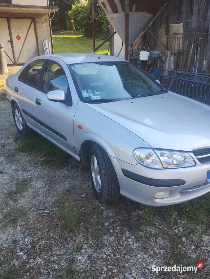 Nissan almera benzyna+CNG podkarpackie Wielopole Skrzyńskie