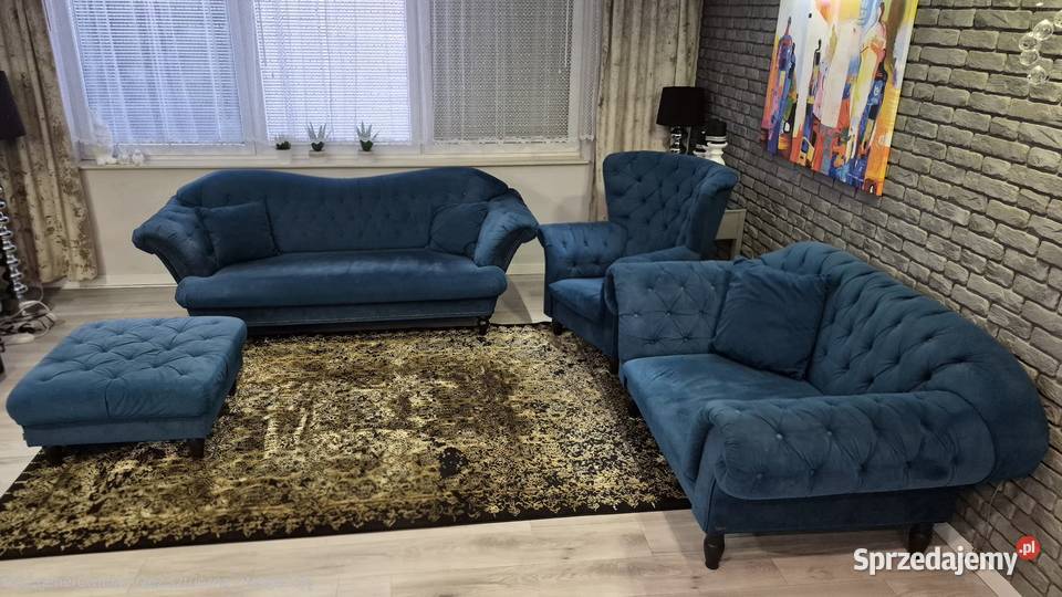 Komplet mebli wypoczynkowych CHESTERFIELD 321 Sypniewo sprzedam