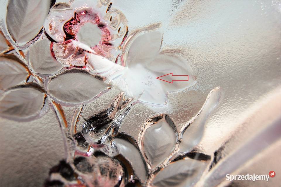 Walther Glas Rosella miska kwiat róża szkło Lublin