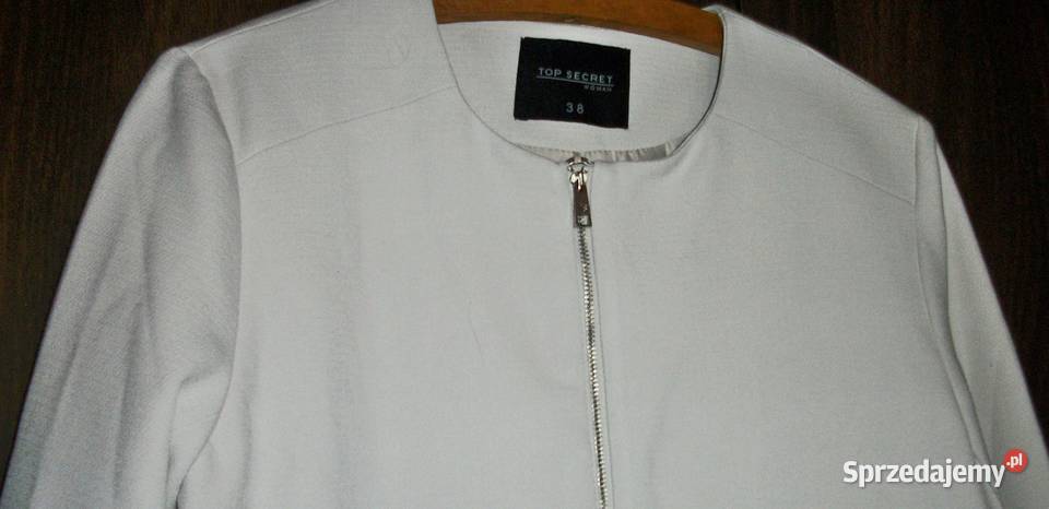 Płaszcz przejściowy w kolorze beżowym marki Top Wieleń