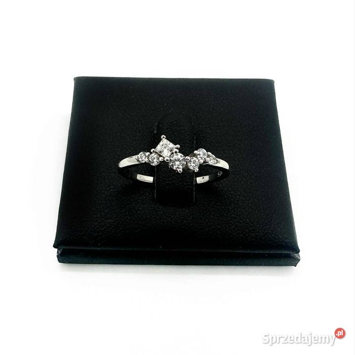 Nowy Rodowany Srebrny Pierścionek pr 925 155g srebro Elbląg