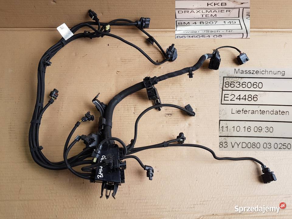 BMW 1 120 F20 f21 LIFT wiązka instalacja